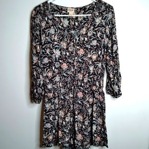 MOSSIMO romper black floral jumper Size M